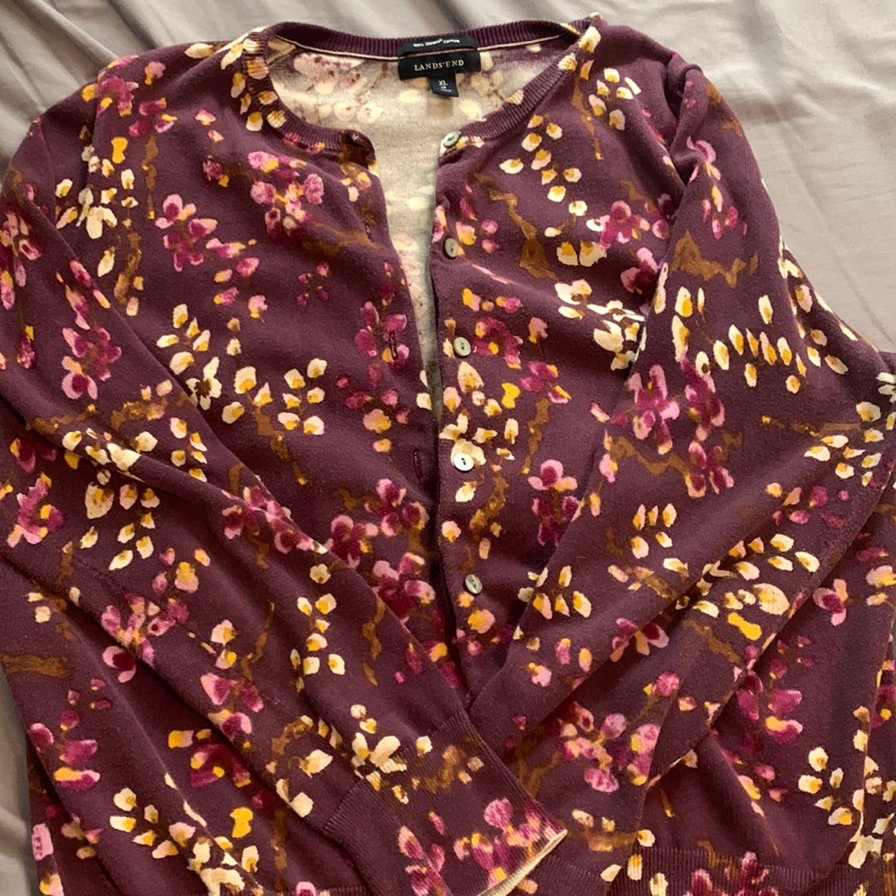 Lands End Cardigan